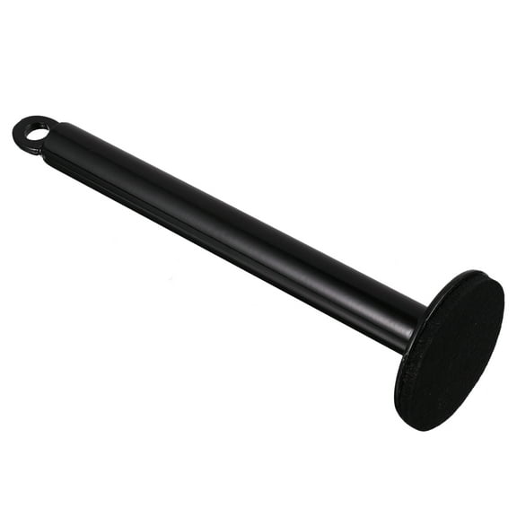 HOOWIFFY 1Pc Black Steel Weight Stand for Barbell Storage with Easy Installation and Strong Durable Design