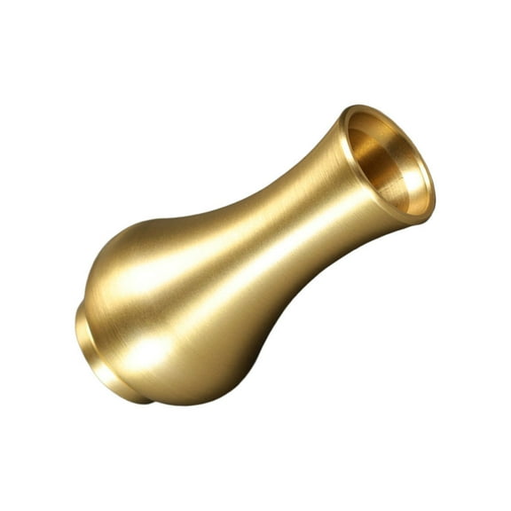 HOOWIFFY Brass Flower Vase Decorative Piece for Home and Office, Elegant 1Pc Metal Vase