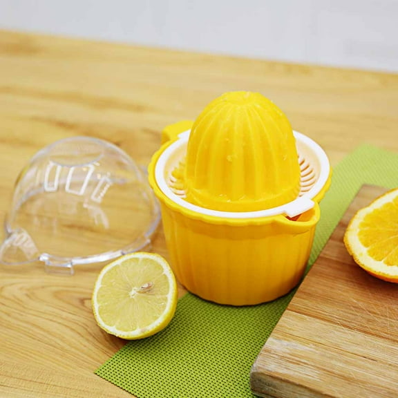 HOOWIFFY 1Pc Orange Manual Fruit Squeezer Safe Practical Hand Press Juice Maker for Home