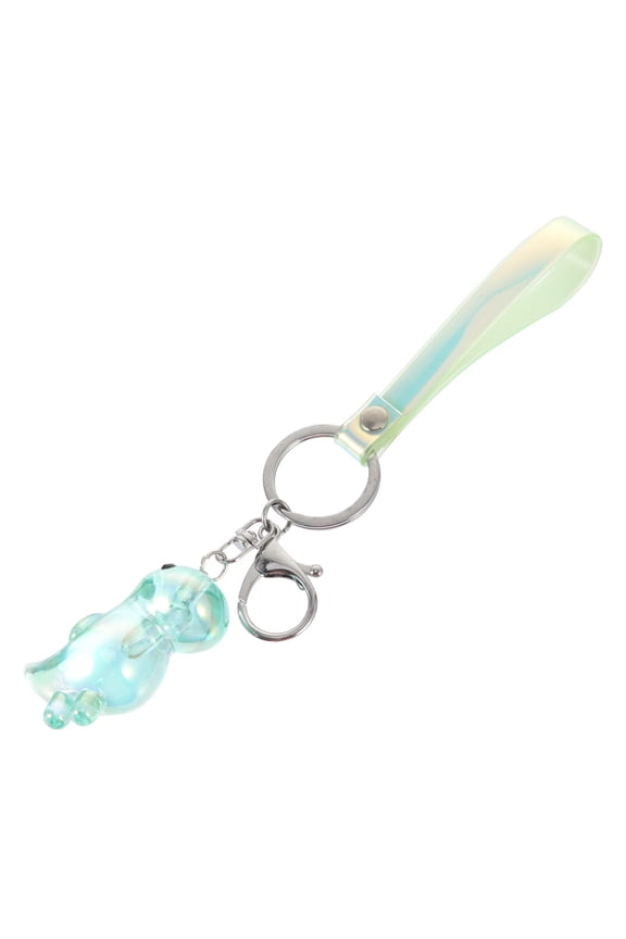 1Pc Fashionable Green Dinosaur Key Pendant for Bags and Keys