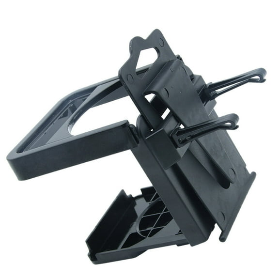 HOOWIFFY Black ABS Car Drink Holder with 2-in-1 Beverage Storage, Convenient Car Cup Holder and Organizer Accessory