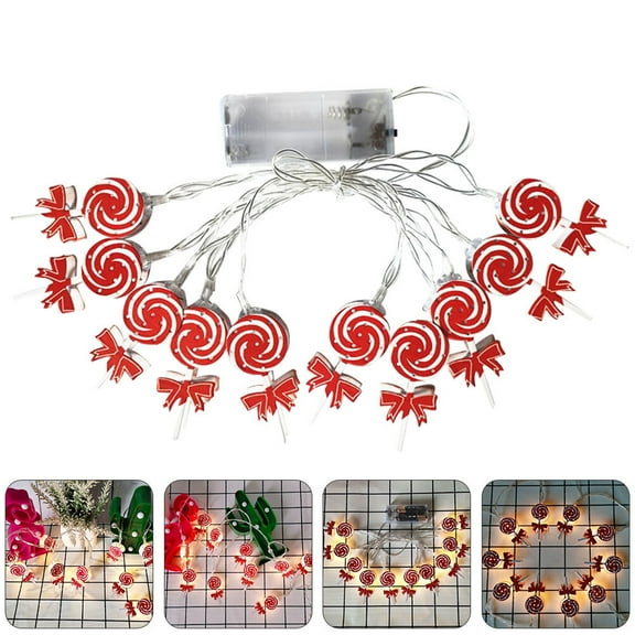 HOOWIFFY Red Metal Lollipop Candy Decor 16.5x3.1x0.4in for Bedroom Party Outdoor Decoration Scene