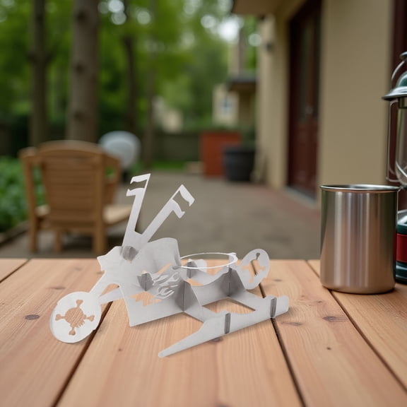 HOOWIFFY 1Pc Stainless Steel Chicken Grill Holder for Kitchen Use and Outdoor Bbq Cooking