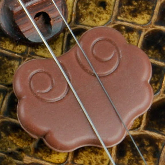 HOOWIFFY 1Pcs Composite Nano Erhu Mute Brown Rectangular for Practice Sessions Home Practice Erhu Players