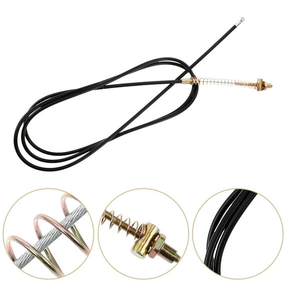 HOOWIFFY Replacement Cycle Brake Cable for Electric Scooters and Tricycles, Rubber and Steel Part