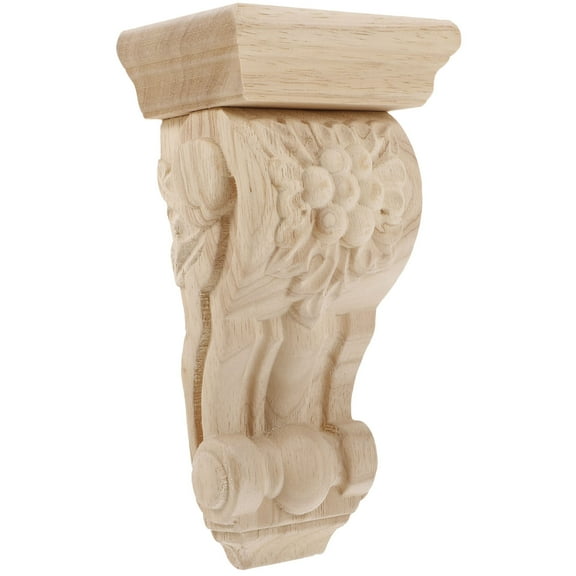 HOOWIFFY Decorative Wooden Corbels Carved Wood 1 Pack for Home Decor, Shelf Brackets, Rustic for Walls and Furniture