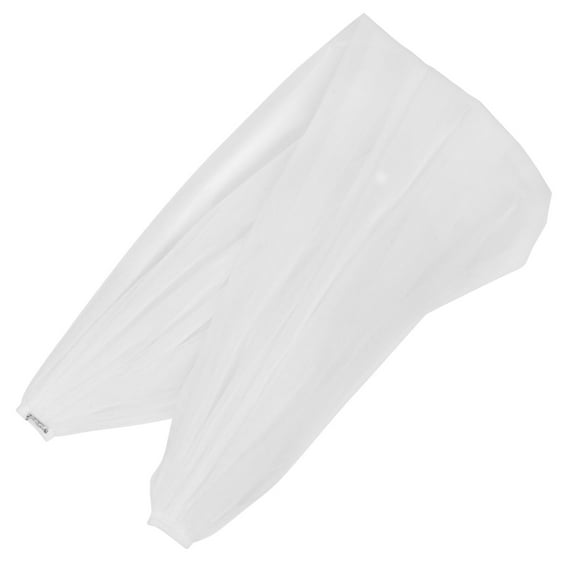 HOOWIFFY Detachable White Mesh Arm Sleeve Wedding Dress Supply Elegant Dress Accessory