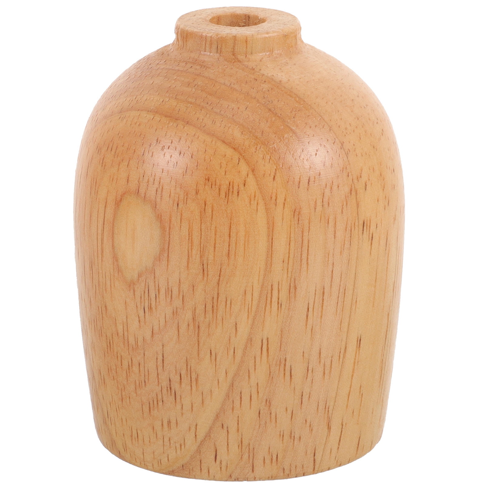HOOWIFFY Lamp Finials Lamp Cup Wood Brown 1Pcs
