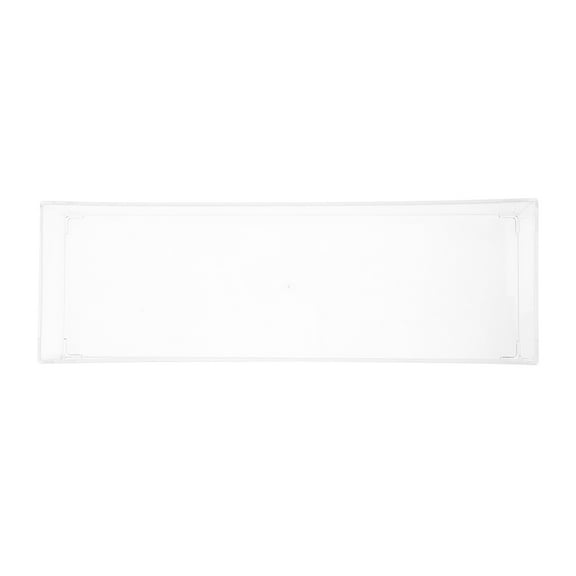 HOOWIFFY Clear ABS Display Cabinet 1 Set Storage Organizer Showcase for Home Office