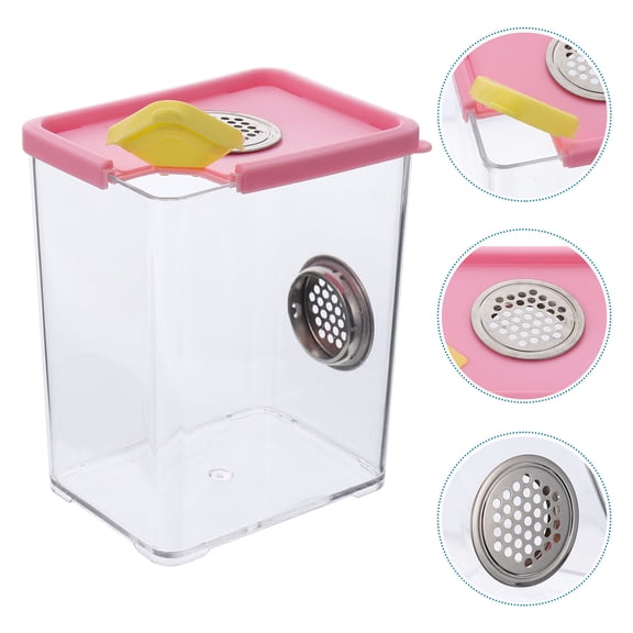 HOOWIFFY Transparent Acrylic Terrarium for Reptiles and Insects, Crawling Insect Breeding Container, Habitat Enclosure