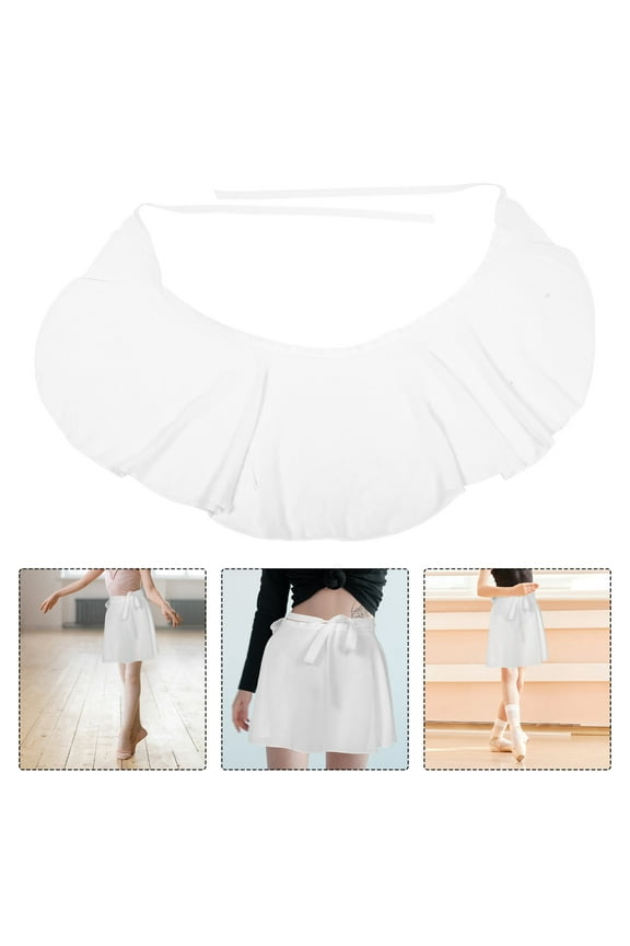 White Dance Skirt for Girls and Women, Ballet Style Tutu Skirt, Lightweight and Comfortable, Perfect for Dance Practice and