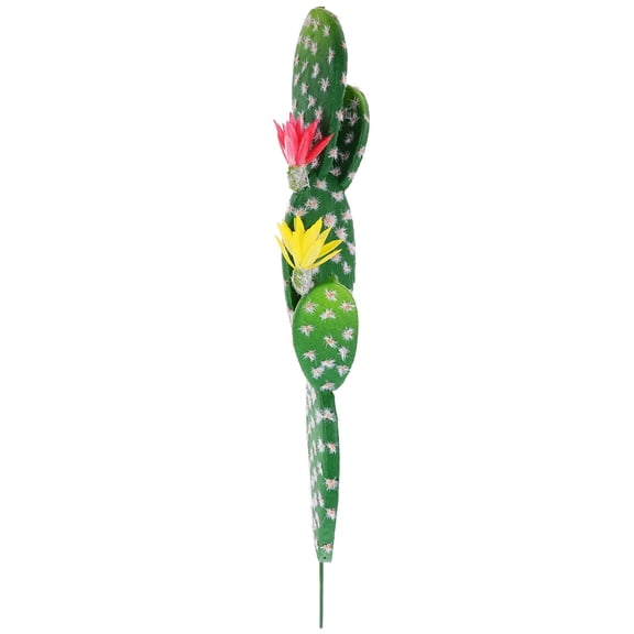 HOOWIFFY Realistic Cactus Figurine Set, Plastic Plant Decor for Indoor Tabletop, Minimalist Style Home and Office Decoration