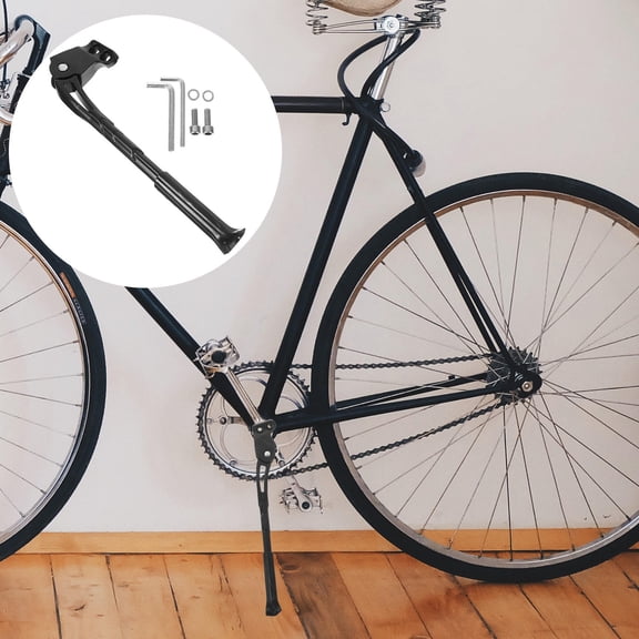 HOOWIFFY 1Set Lightweight Aluminium Alloy Bike Kickstand Easy Install Durable Bicycle Kick Stand