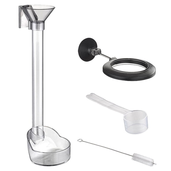 HOOWIFFY 1Set Multifunctional Fish Feeder with Adjustable Feeder Tube for Aquarium and Shrimp Feeding