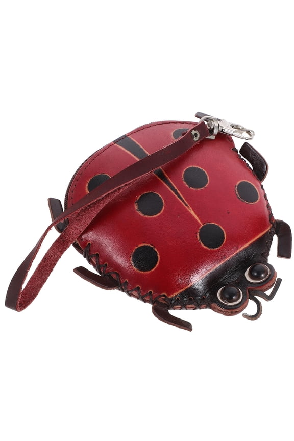 Handmade Red Purse for Women, Tanning Finish, Compact Daily Wallet and Fashionable Accessory