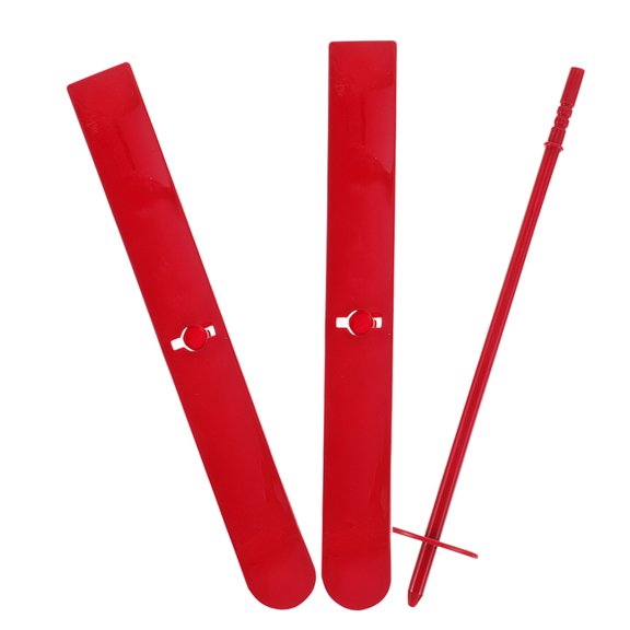 HOOWIFFY 1Set Red Sleigh Ornament Christmas Tree Decor Multipurpose Holiday Decoration