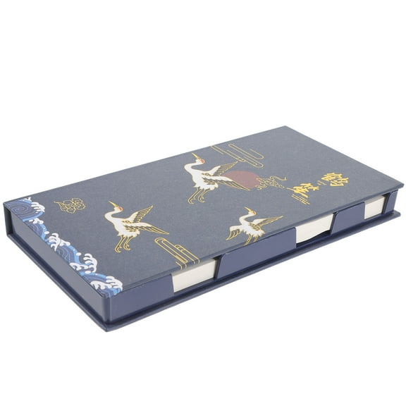 HOOWIFFY 1Set Self-Stick Note Pads Plastic Material for College Students Reminder Tool