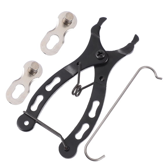 HOOWIFFY Bike Chain Breaker Tool, Black Steel Repair Clamp for Quick Chain Removal, Road Mountain Bike Maintenance, 1 Set