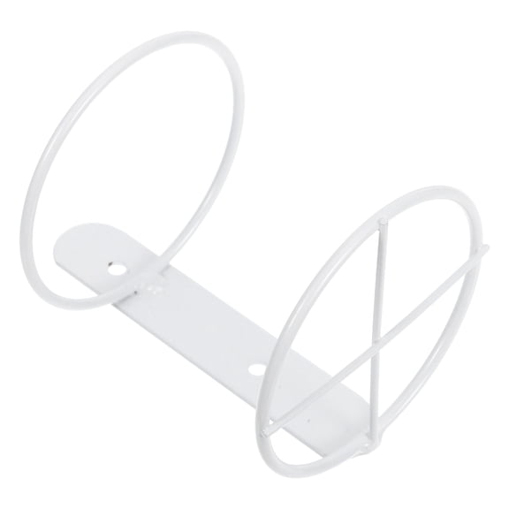 HOOWIFFY White Metal Wine Rack Sturdy Construction for Home Bar Kitchen Countertop Storage Organizer