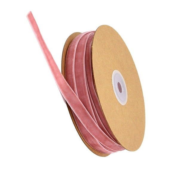 HOOWIFFY Durable Pink Plush Ribbon for Wrapping and Wedding Party Decorations