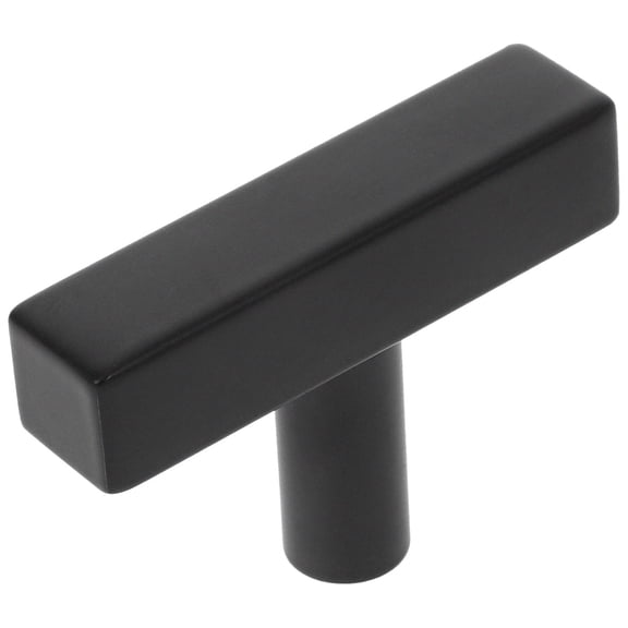 HOOWIFFY 2 Handles Pulling Knobs for Cabinets Black Stainless Steel Simple Design