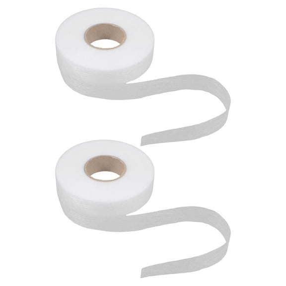 HOOWIFFY White Iron-On Hemming Tape for Clothes, Curtains, Pants - No Sew Fabric Adhesive Tape for Quick, Easy,