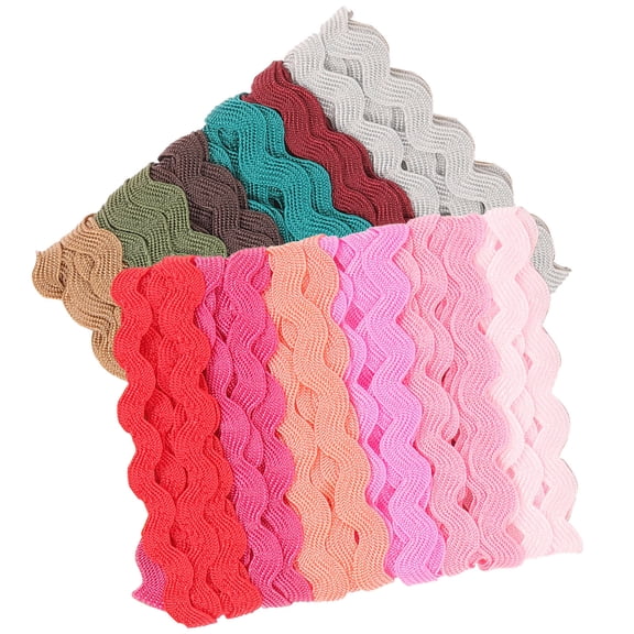 HOOWIFFY 2 Rolls Assorted Color Ribbon for Crafts and Home Decoration Projects