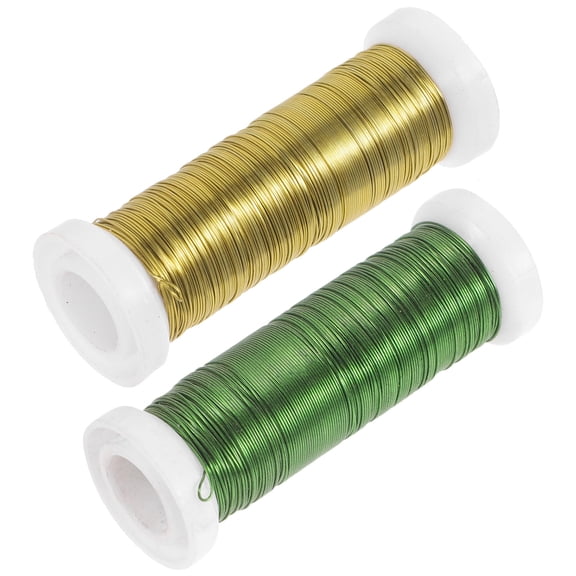 HOOWIFFY Assorted Color Floral Wire, Iron Wire for Flower Arrangements, Craft Projects, Floral Decorations and More