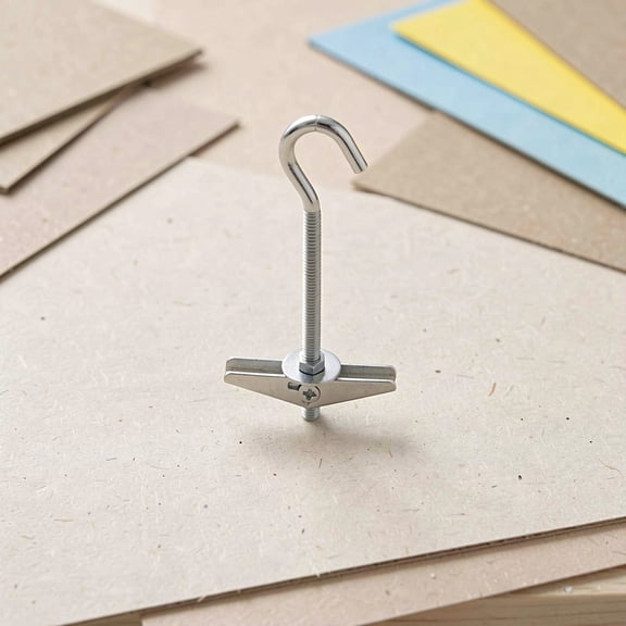 HOOWIFFY 20Pcs Durable Drywall Hanging Hooks M5 Toggle Bolt for Ceiling Storage and Indoor Plant Fixtures