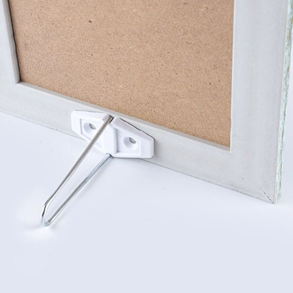 HOOWIFFY 20Pcs Easel Board Back Holder White Photo Frame Support for Home Office Studio