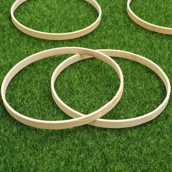 HOOWIFFY 20 Pcs for Crafts and Home Decoration, Khaki Hoops for Projects and Art Supplies