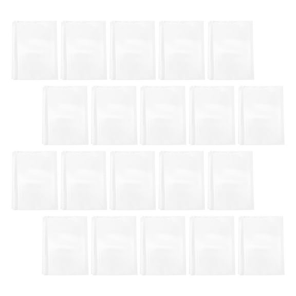 HOOWIFFY 20Pcs Transparent Binder Sleeves for Organizing and Protecting Documents