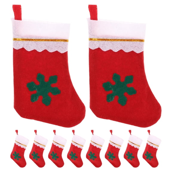 HOOWIFFY Holiday Stocking Tags Assorted Colors 24 Pieces Christmas Tags for Stockings Decoration