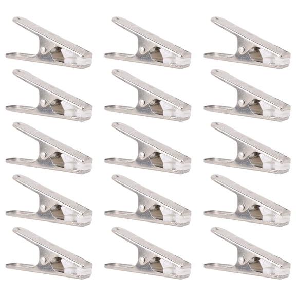 HOOWIFFY 24Pcs Stainless Steel Clothes Drying Clips with Strong Grip for Home Use