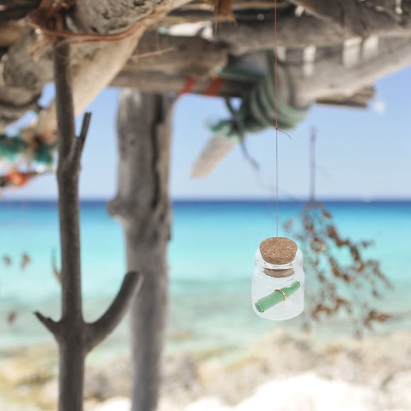 HOOWIFFY Little Bottles With Corks Mini Cork Bottles Multi 24Pcs For Crafts