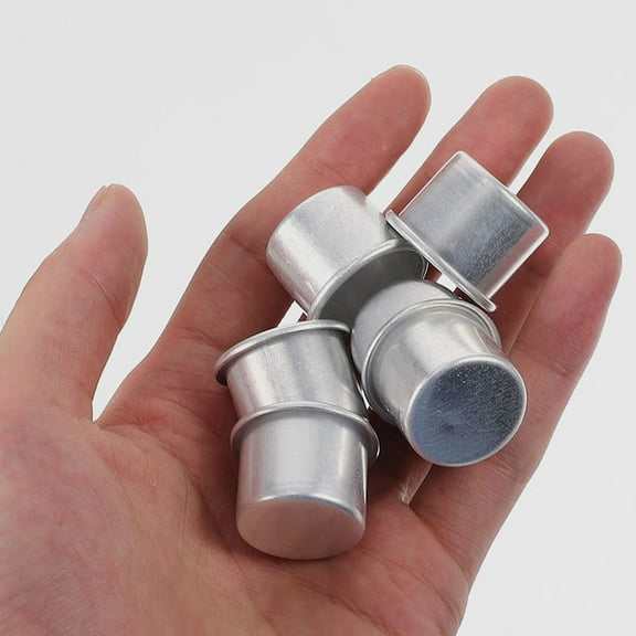 HOOWIFFY Elegant Aluminum Candle Holders for Home Decor, Storage, and Wax Collection Accessories