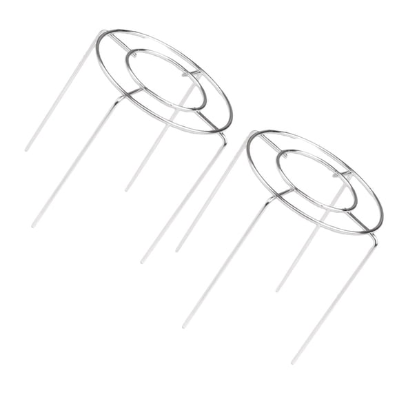 HOOWIFFY 2-Pack Round Stainless Steel Steamer Rack for Cake, Food Steaming, Kitchen Cooking Accessories