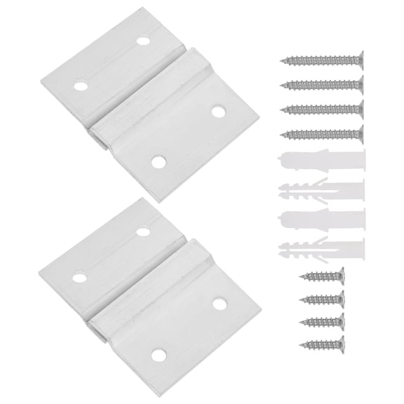 HOOWIFFY 2 Pairs Metal French Cleat Picture Hanging Brackets Interlocking for Wall Mounting Home Decor