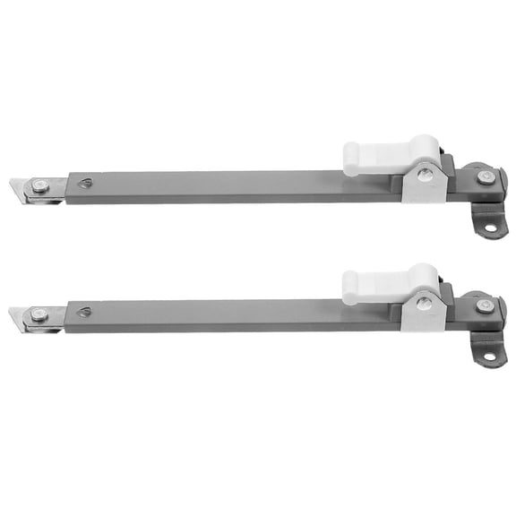 HOOWIFFY 2Pcs Silver Rv Emergency Exit Window Latches Adjustable Stainless Steel Limiters