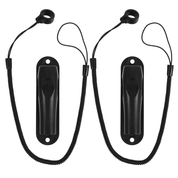 HOOWIFFY 2Pcs Anti-loss Pen Lanyard Elastic Rope Plastic for Reception Desk and Home Use Back to School