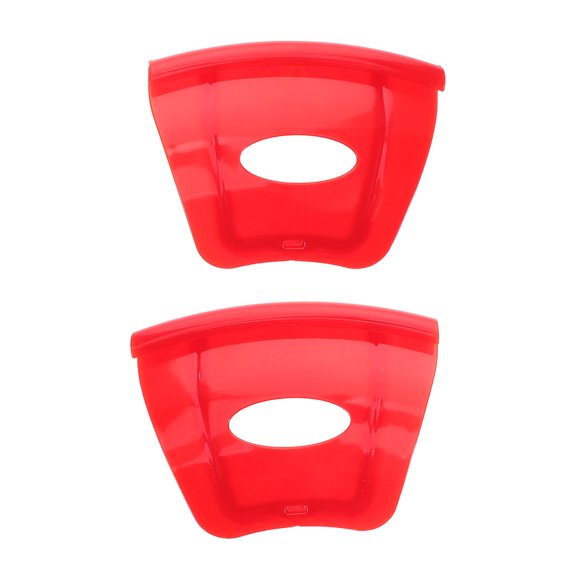 HOOWIFFY 2Pcs Bike Tire Rim Protector Red Resin High Strength Universal Fit for Daily Use