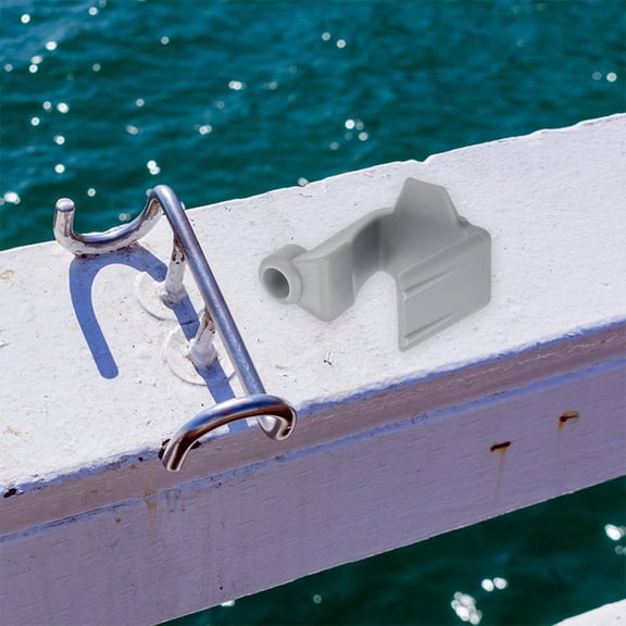 HOOWIFFY Boat Hook Holders Grey Nylon Durable Material Easy Installation for Boat 2Pcs