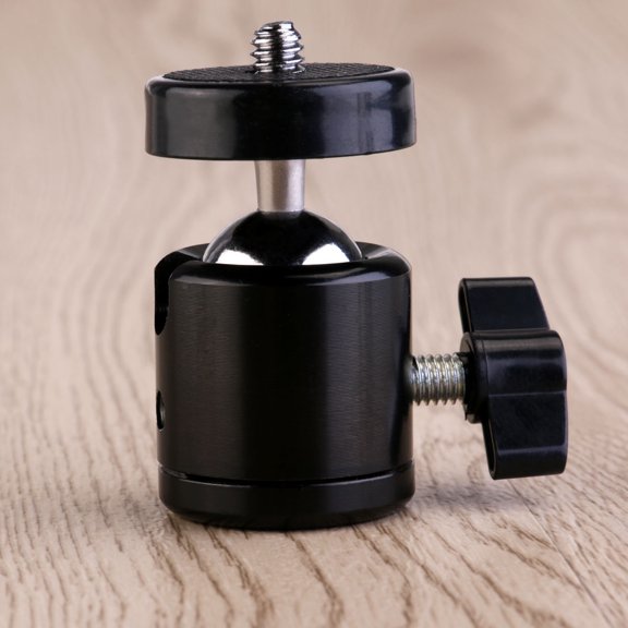 HOOWIFFY 2Pcs Camera Tripod Compact Tripod Black Metal for Smooth Movement