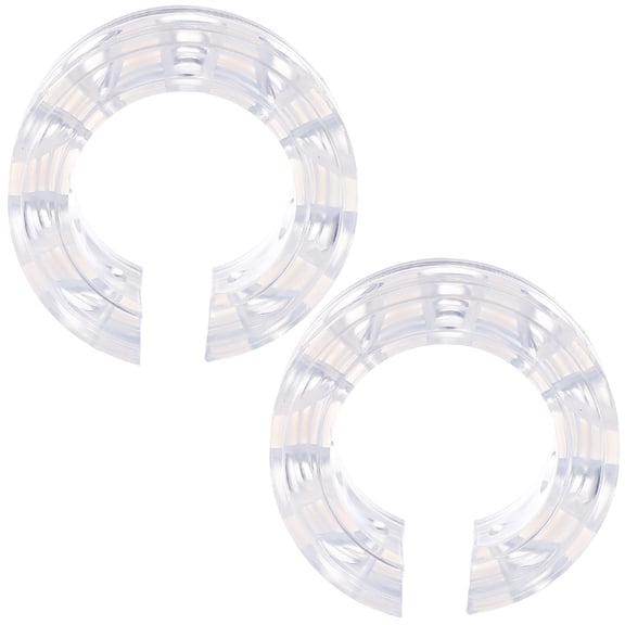 HOOWIFFY 2Pcs Car Spring Buffers Transparent Rubber Car Retainer for Enhanced Driving Comfort