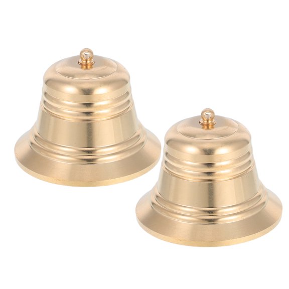HOOWIFFY 2Pcs Copper Bell for Wind Chimes and Diy Enthusiasts