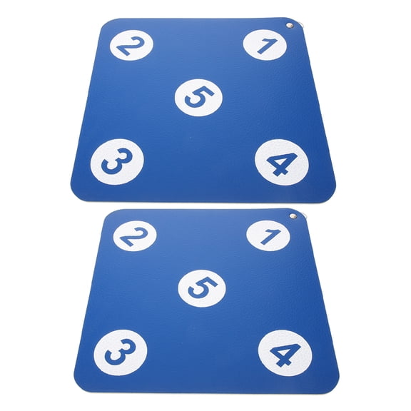 HOOWIFFY 2Pcs Efficient Fencing Target for Fencing Sport Equipment Dark Blue Dual-Sided Design Beginners