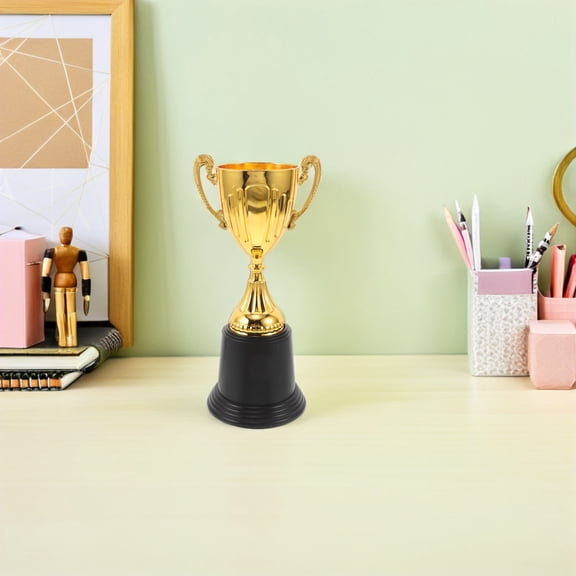 HOOWIFFY Versatile Plastic Trophy, Perfect for Corporate and Sports Awards 2Pcs
