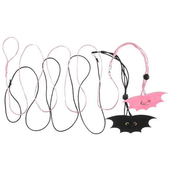 HOOWIFFY Hamster Leash with Wing, Assorted Color, Soft and Comfortable, 2Pcs