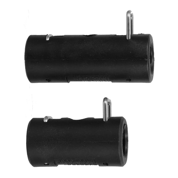 HOOWIFFY 2Pcs High Pressure Coupler Joint Black Plastic Metal Easy Installation For Homeowners And Professionals