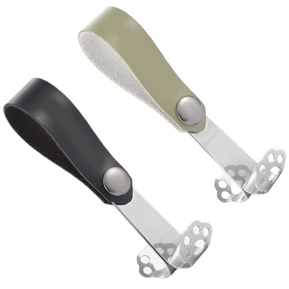 HOOWIFFY 2Pcs Camping Hooks Stainless Steel Hanging Rack Hooks for Tent Cookware